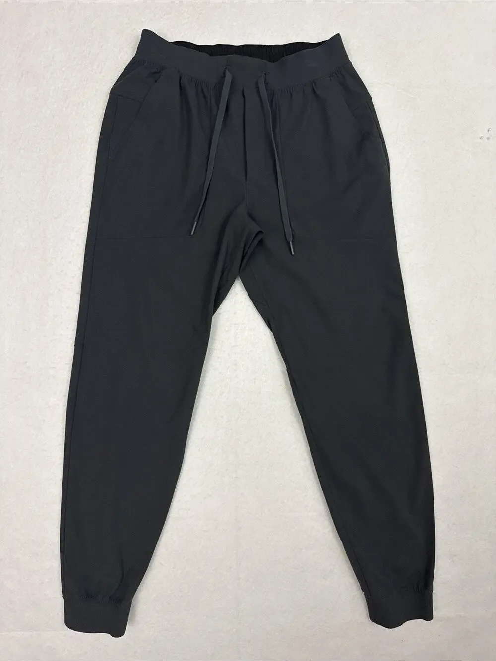 Lululemon ABC Pull On Jogger Pants Mens Medium Dark Grey Warpstreme Stretch